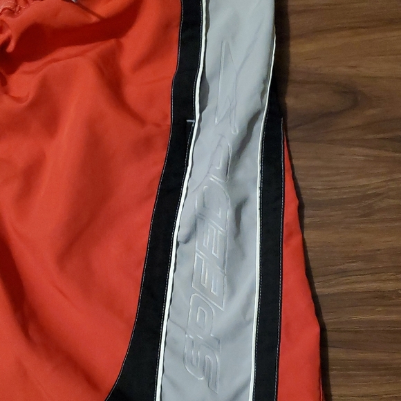 Speedo Red and Black Swim Board Shorts - Picture 4 of 5